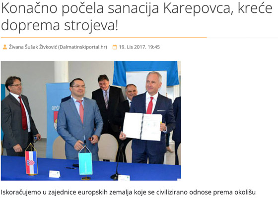 Konačno počela sanacija Karepovca, kreće doprema strojeva!